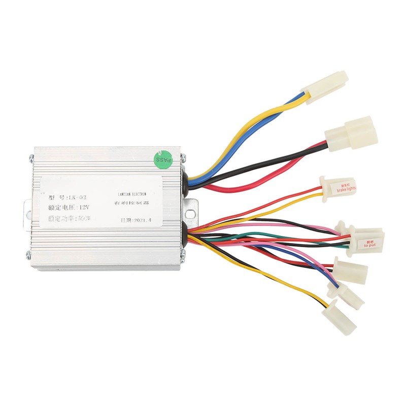 12V 500W Brush Motor Controller Electric Bike Motorcycle Controller Lock