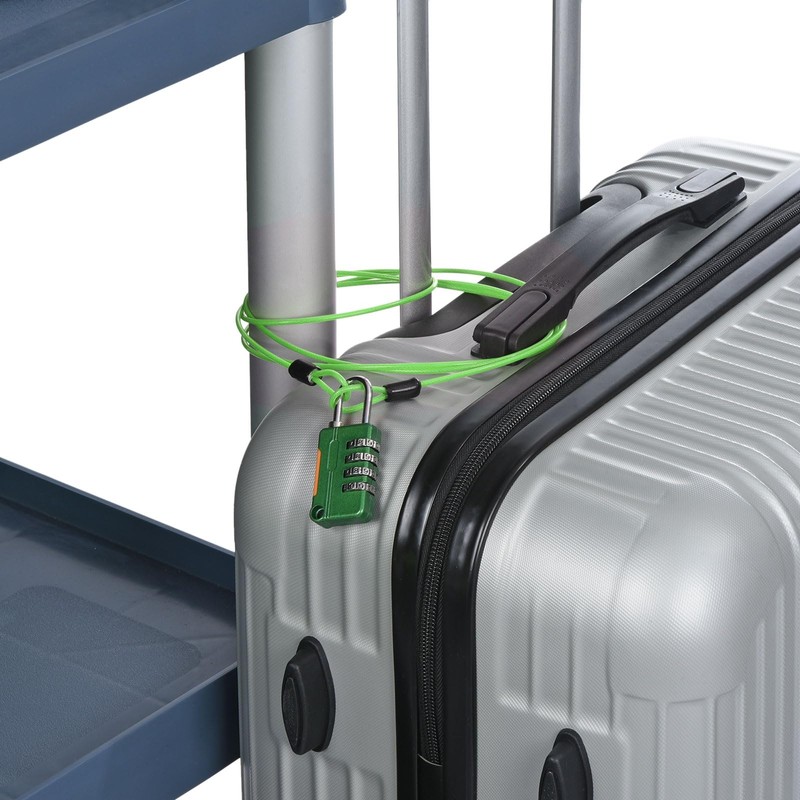 PATIKIL Security Steel Cable with 4 Digit Combination Lock, 2