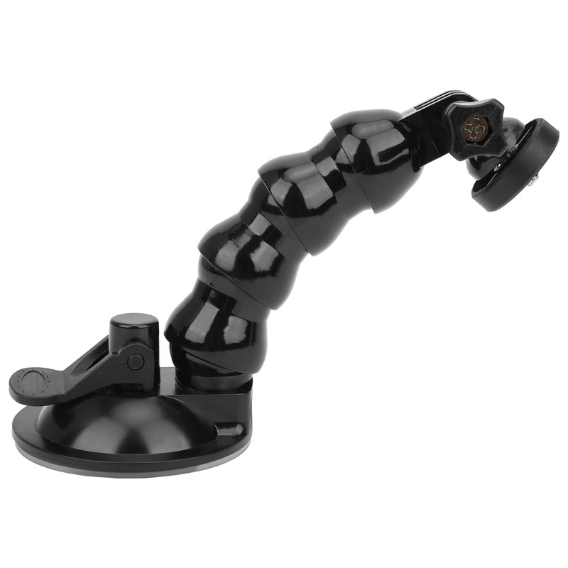 Motion Camera Goose Neck Suction Cup Adapter Expansion Bracket for