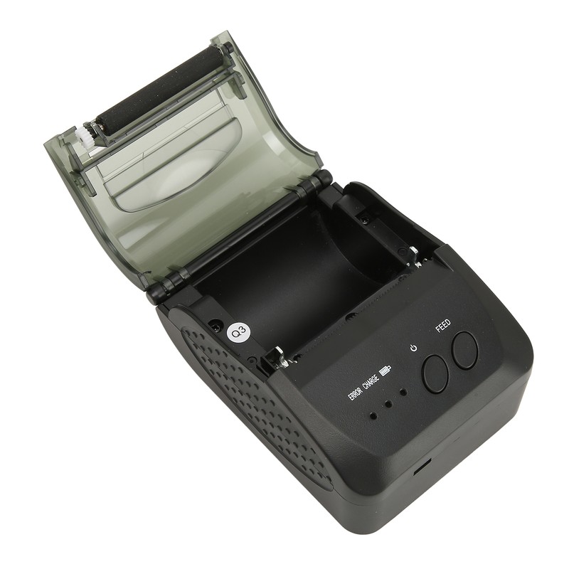 Portable Receipt Printer 58mm Bluetooth 4.0 Fast Printing Low Noise