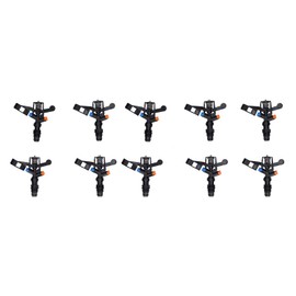 Rocking Arm Sprinklers 10PCS G1/2 Male Thread, 360°Rotating Garden Farm Lawn Sprinkler for Garden Supplies, Lawn Watering Sprinkler for Yard Grass Irrigation