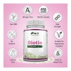 Biotin Hair Growth Supplement - 365 Vegan Tablets (Full Year