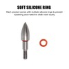 BDKMMS Archery Field Points, 5Pcs 100/150/200/250/300/350 Grains Stainless Steel Archery