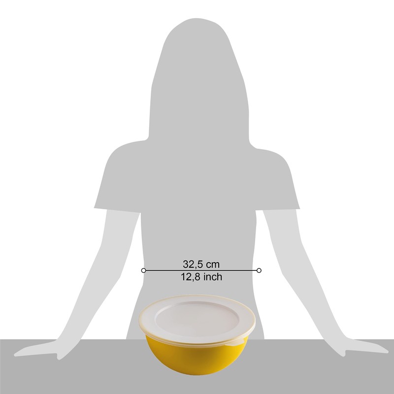 Omada Sanaliving Line Large 6.5 Litre Kitchen Bowl with Lid,