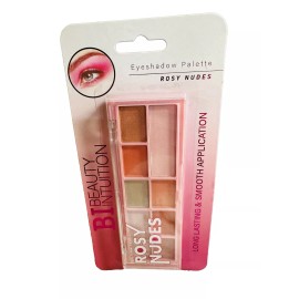 Eyeshadow BI Beauty Intuition Rosy Nudes Long Lasting Eyeshadow Palette. 0.250oz/7gm
