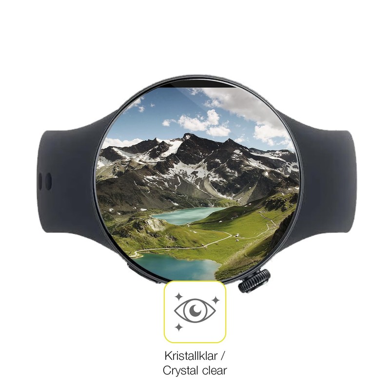 dipos FLEX 2x Schutzfolie klar passend für Vivo Watch 5,