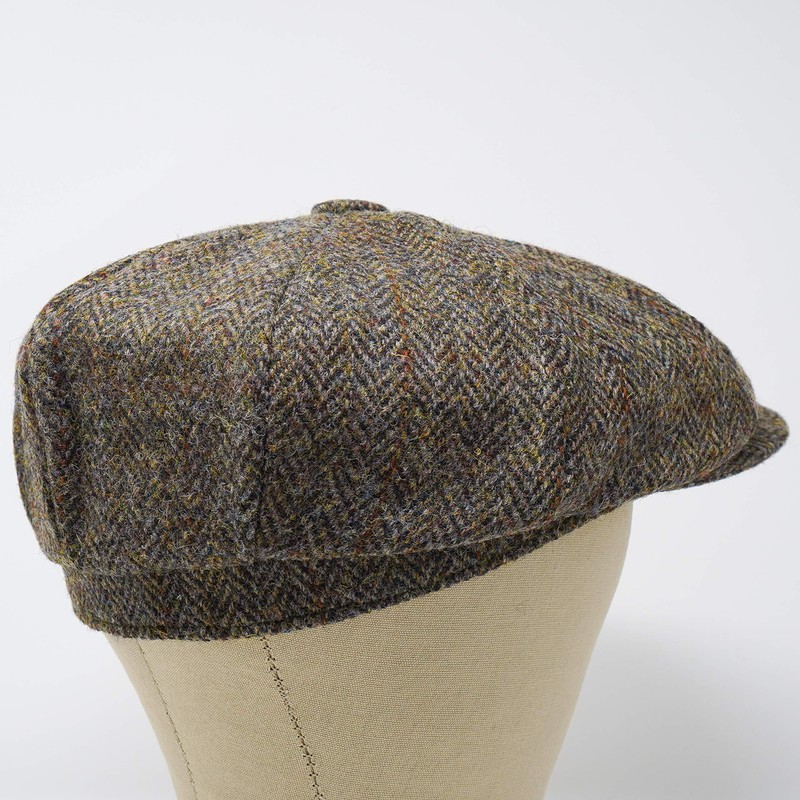 Borges & Scott Lomond Newsboy Flat Cap, Harris Tweed, 100%