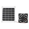 10W Solar Powered Exhaust Fan 5V Waterproof Portable Monocrystalline Silicon