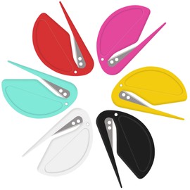 6 Pack Letter Opener Envelope Slitter - Envelope Opener,Mail Opener,Wrapping Paper Cutter,Package Opener (6 Color Style A)