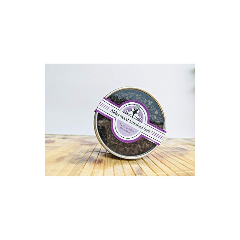 Alderwood Smoked Sea Salt (Coarse) (5 Ounces)