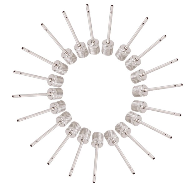 Unbranded 20Pcs Sport Inflating Standard Size Needle Pin Nozzle Soccer
