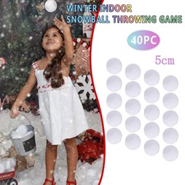 5 Snowballs Indoor cm Imitation Pinchable Snow Soft Snowball for Children's Fights and Home Textiles Safety Belts for Work
