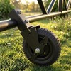 Lygoeege Tube Gate Wheel Under Mount Gate Caster, Prevent the