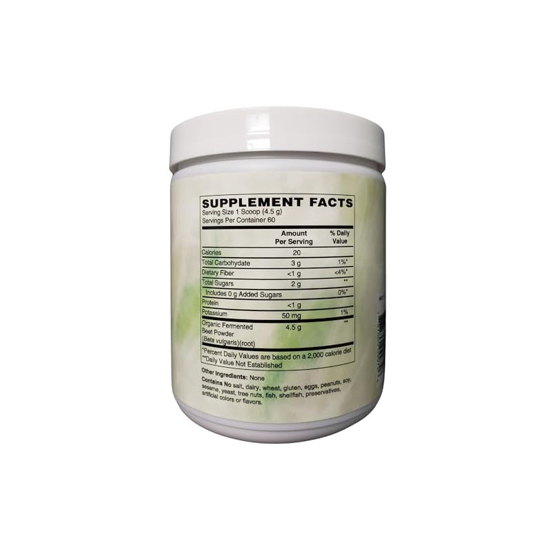 Holly Hill Health Foods Remolacha orgánica fermentada, 9.52 onzas