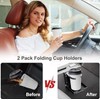 YLSDSW 2 Pcs Adjustable Folding Cup Drink Holder, Universal Automotive