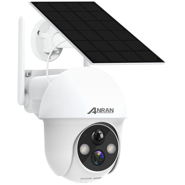 ANRAN Security Camera Wireless Outdoor, 2K Solar Outdoor Camera with