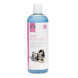 Dog Grooming Baby Powder Shampoo Conditioner Cologne Mist or Waterless Shampoo (Shampoo - 17 oz)