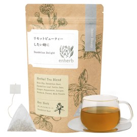 enherb Decaffeinated Herbal Tea Bags "When You Want to Reset Beauty" x 30 Count