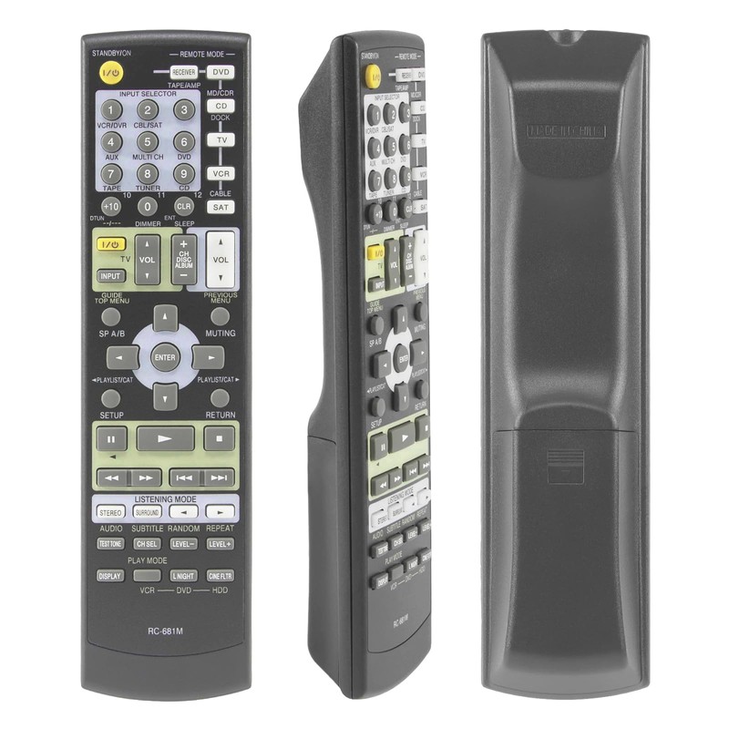 RC-681M Remote Control for Onkyo AV Receiver HT-R550 HT-R508 HT-R557