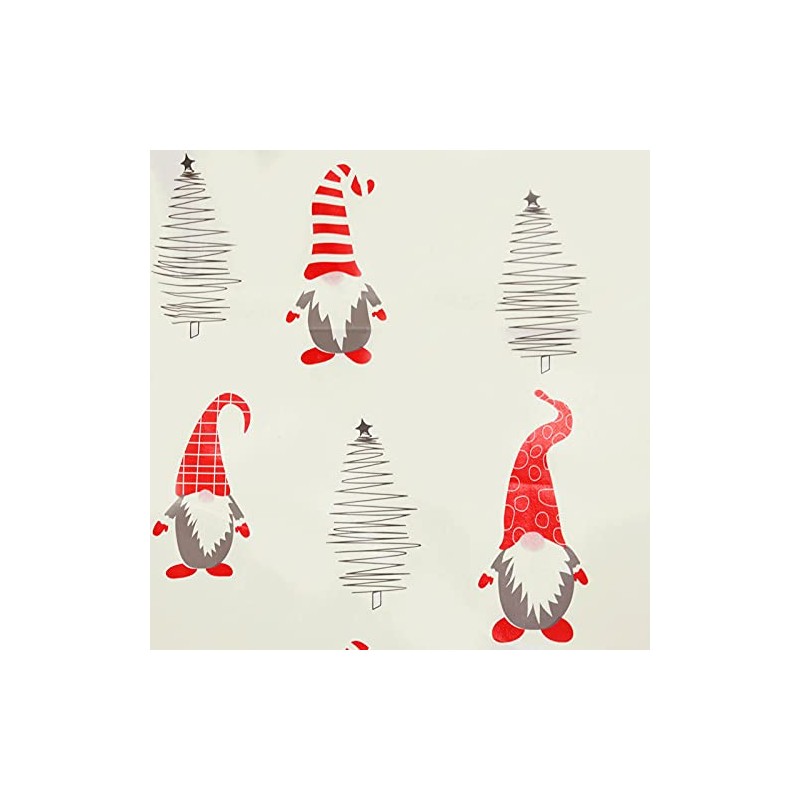 Mr Crimbo Wipe Clean PVC Vinyl Christmas Tablecloth Dining Xmas