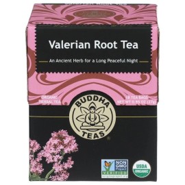 Buddha Teas Valerian Root Tea 18 Bg (Pack of 6)