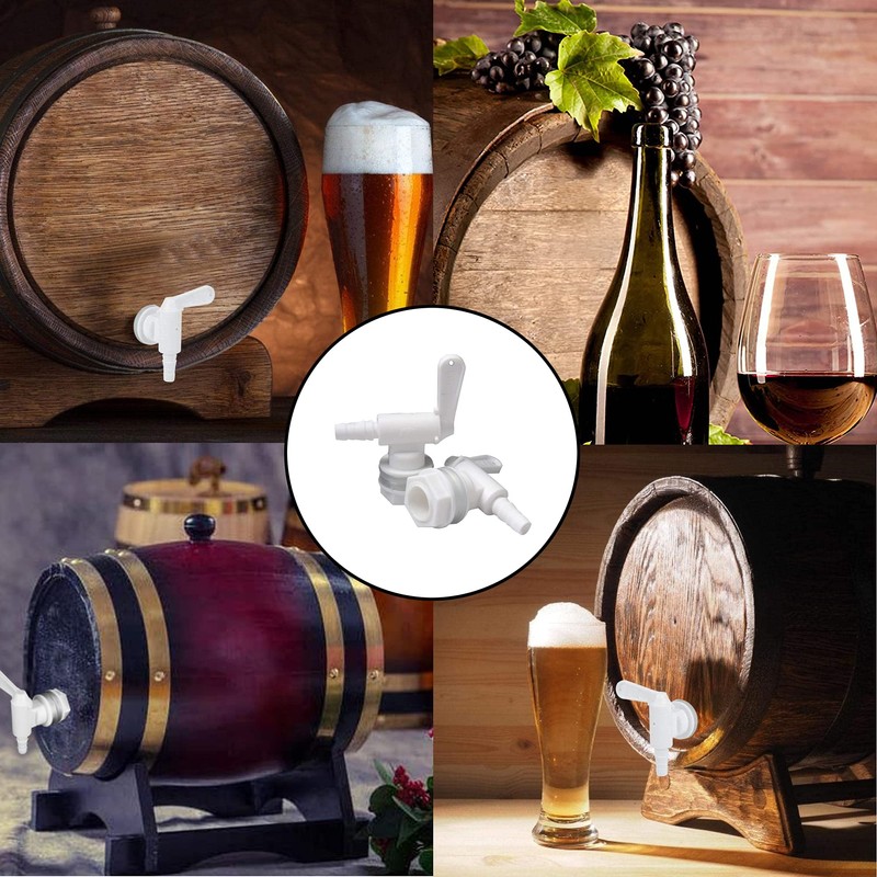 2 Pezzi Rubinetto in plastica per birra secchio plastica tanica