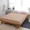 APEX FURNISHINGS Double Fitted Sheet, Beige, 100% Egyptian Cotton deep