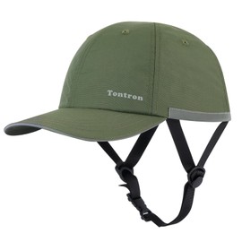 Tontron Wasumer Watersports Cap | Kayaking Bump Cap|Surfing Hat | Low Profile Helmet (Green, Medium)