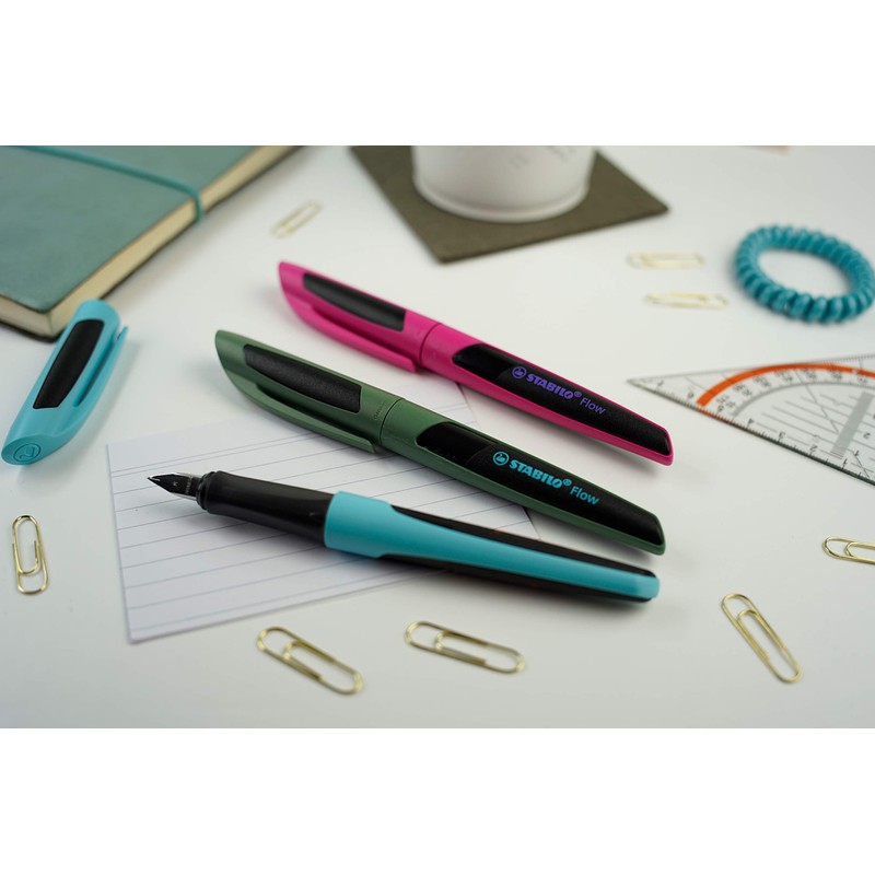 Fountain Pen - STABILO Flow - SPORTY - Puristblue/Black