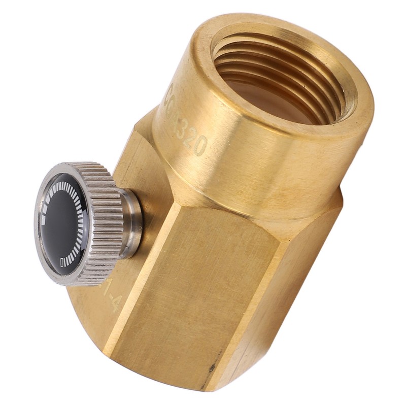 CO2 Cylinder Cartridge Adapter Household Soda Bottle Brass Refill Connector