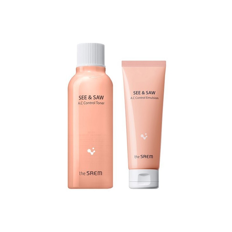 The Saem 더샘 씨앤소 에이씨 컨트롤2종 (토너+에멀젼) The Saem CNP