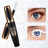 5D Silk Fiber Eyelash Mascara, White Volume Mascara with Soft
