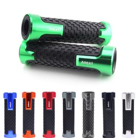 Area1 handlebar grips for RM-Z 250 450, DR 125 SM, TS 125 250, Van Van 125 200, Sixteen, Avensis, Epicuro, 125 150, FL Address 50 125 UK 110 NM (11,green,22/24/25mm)