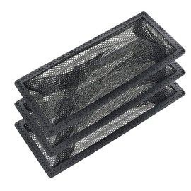 Namvo 3pcs Floor Register Trap Covers Screen Air Vent Filters For Home Floor Register Trap Floor Air Vent Screen Covers, 4x10 Inch