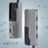 WAVLINK USB-C 6-in-1 Docking Station PowerDelivery/87W Output HDMI/4K@30Hz, 4 USB