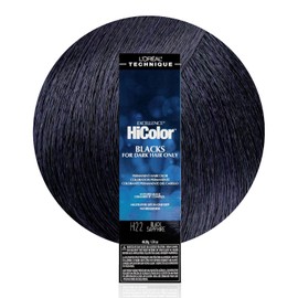 L'Oreal Paris Excellence Hicolor - Tinte permanente para el cabello, zafiro negro, 1.7 onzas