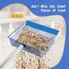 Large Chicken Poop Scooper, Heavy Duty Chicken Coop Scoop for