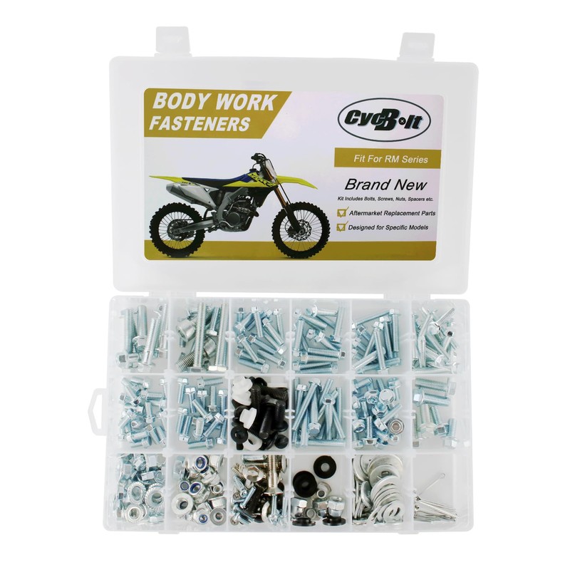 CYCBOLT 330 PCS Bodywork Bolt Kit Fit for RMX250 RM-Z250
