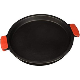 SuperStone / 13" Deep-Dish Non-Stick Pizza Stone with Easy-Grip Silicone Handles