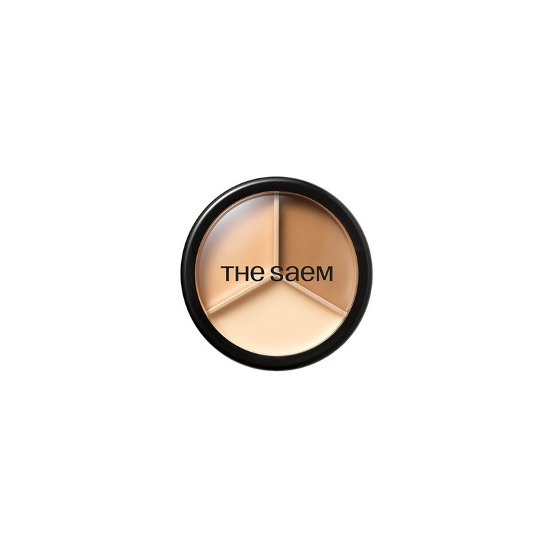 The Saem Cover Perfection Triple Pot Concealer 7 Colors