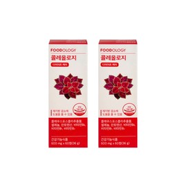 Foodology Seohyun Coleology 600mg / 푸드올로지 서현 콜레올로지 600mg x 60정 2통 2개월분 빨간통 다이어트 효능 효과