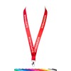 Supervisor Printed Lanyard Neck Strap with Metal Clip, Plastic Safety