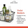 Twist Storage Basket Small - Industrial Gray