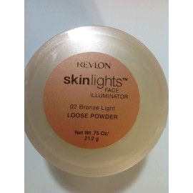 Revlon Skinlights Face Illuminator Loose Powder Bronze Light #02 With BRUSH NEW