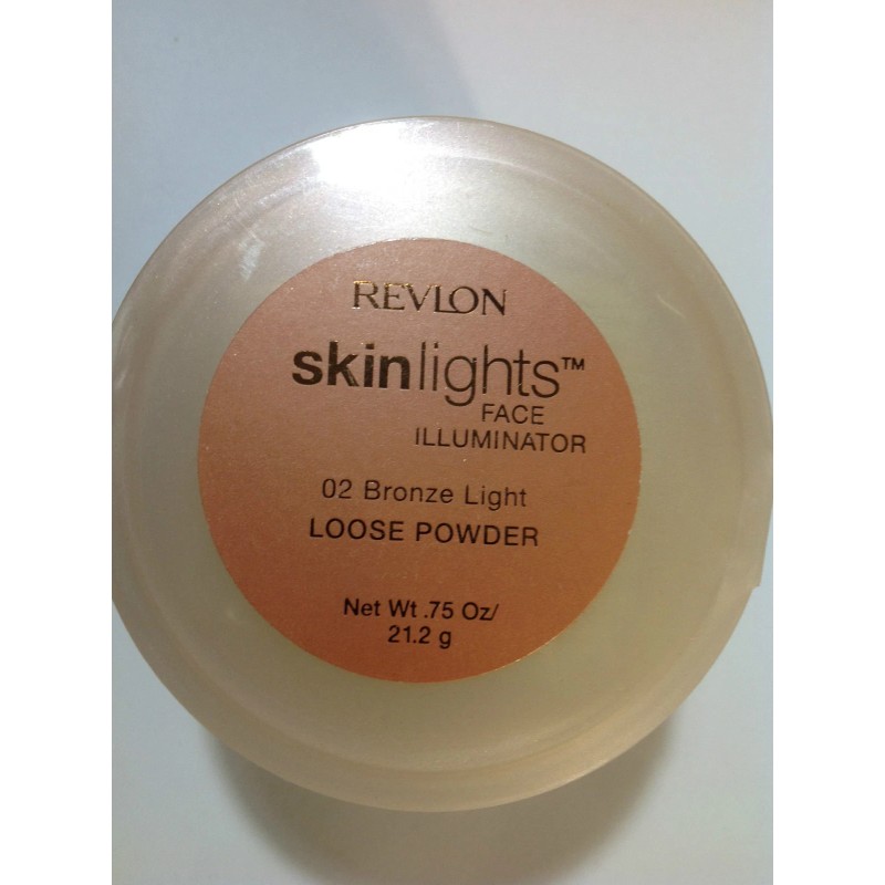 Revlon Skinlights Face Illuminator Loose Powder Bronze Light #02 With