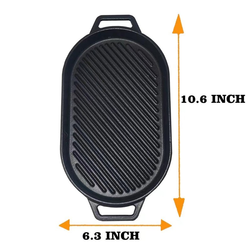 Pizza Cast Iron Grill Pan Suitable for most pizza ovens-griddle