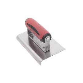 MARSHALLTOWN Curved Concrete Edger, 6 x 4 Stainless Steel Blade, 3/8 Lip x 1/4 Radius, Made In The USA, 155SSD