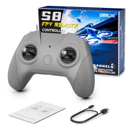 STARDRONE S8 Flight Simulator Handle 8 Channel for Beginners Gray Mode 1