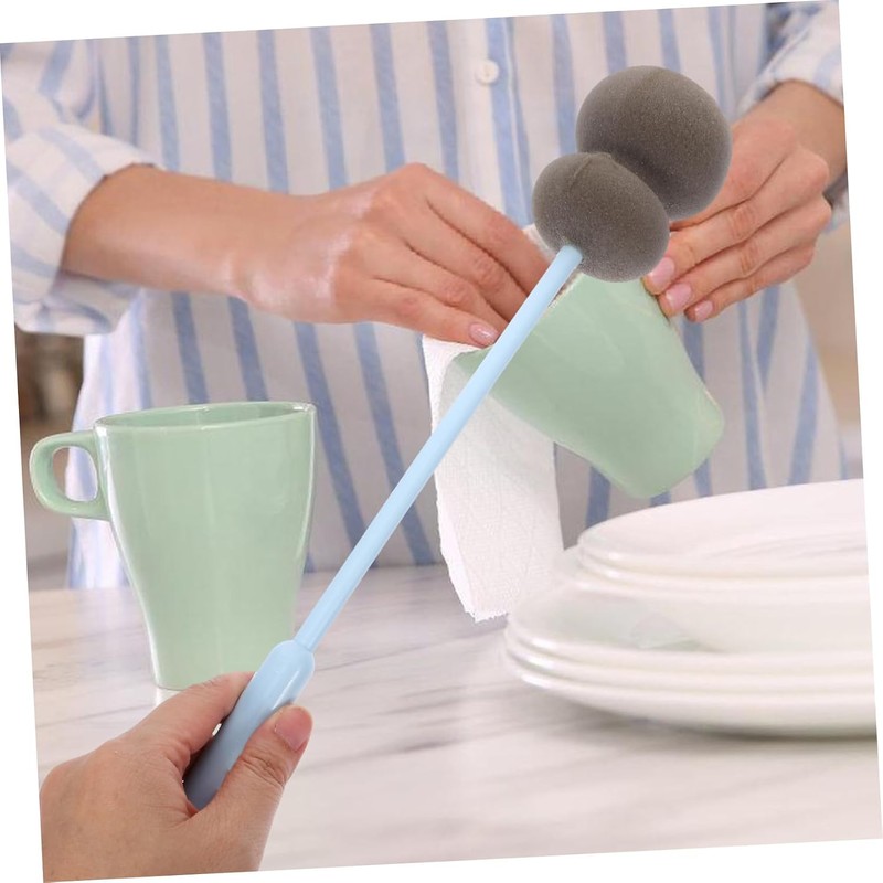 Cepillo Limpiador de Botellas y Tazas BESPORTBLE 047335G5ISOS con Esponja