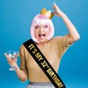 FXPATYY It's My 32nd Birthday Sash for Men Women, Black